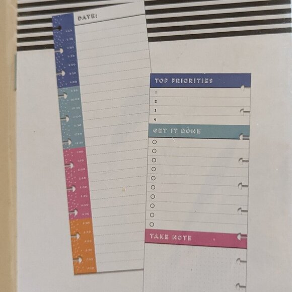 NWT Happy Planner 60pgs 'Daily Schedule Sheets' Big Hourly Half Sheet Paper Pack - Picture 4 of 5